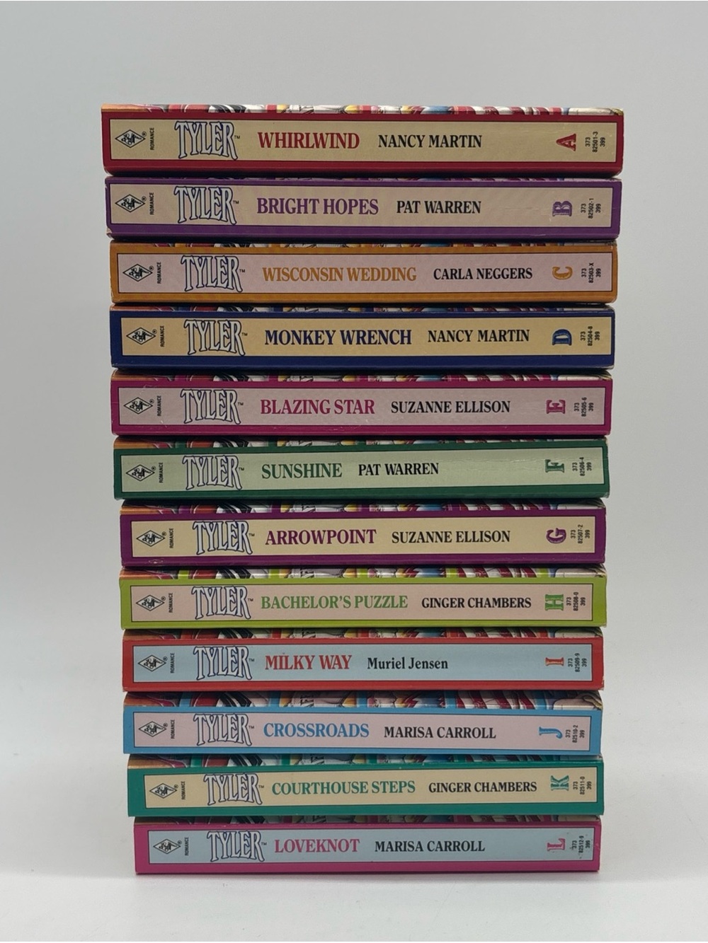 Welcome to Tyler Complete Series Set of 12 (A-L) Books Nancy Martin Harlequin
